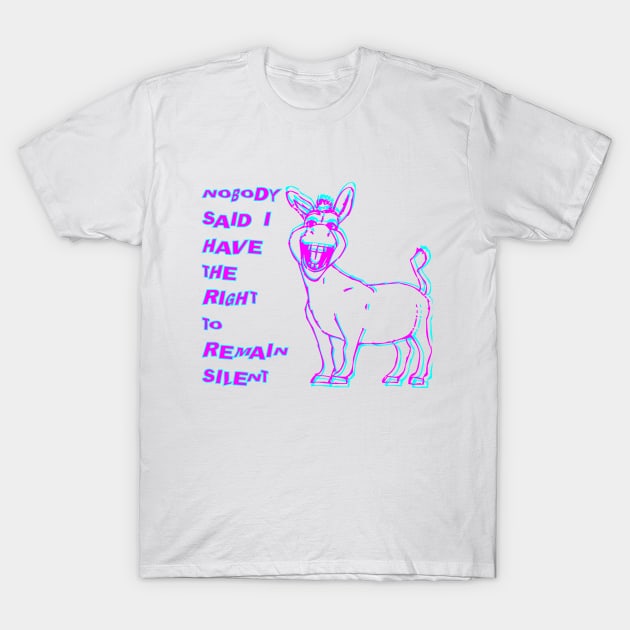 Funny Donkey T-Shirt by AVOLATION